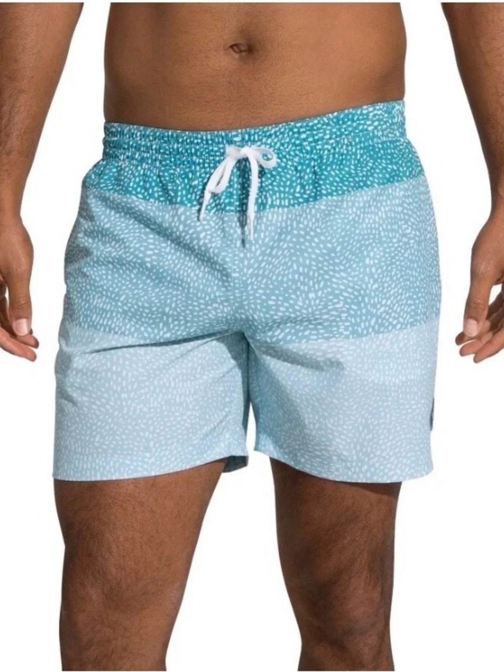 Chubbies The Whale Sharks 5.5” Stretch Swim Trunks small Coastal Blue Quick-Dry